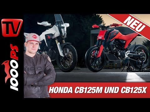 Honda CB125M und CB125X Concept - 125er Supermoto Wahnsinn! Honda CB125M und CB125X Concept - 125er Supermoto Wahnsinn!