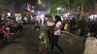 Usop - Pakai Topeng Busking ( Bukan Aku Tak Cinta)