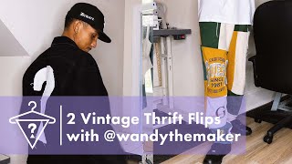 2 Vintage Thrift Flips with @wandythemaker | #GUESSVintage #DIY