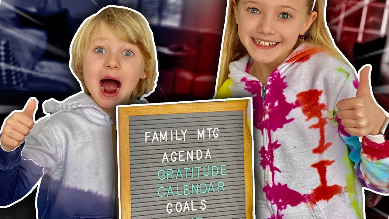 WEEKLY FAMILY VLOG- Our Family Meeting! | Adventures with Addy & Ollie