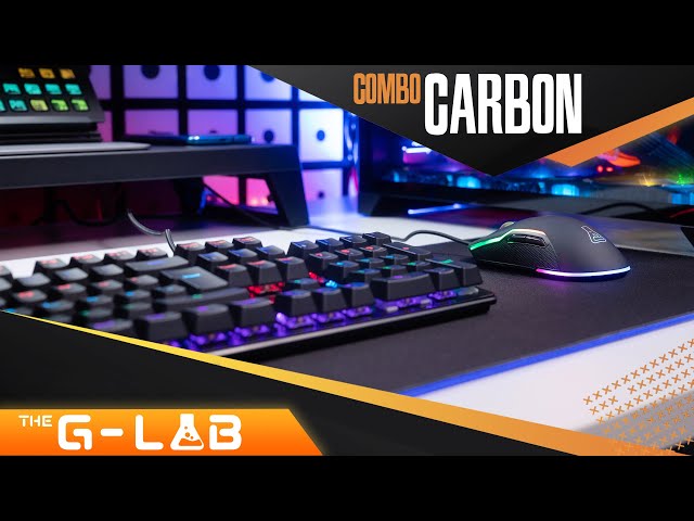COMBO CARBON - Souris 7200 DPI /clavier mécanique