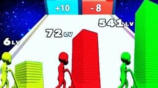 Level Up - Stack Colours Run In Satisfying Walkthrough Max Levels Gameplay