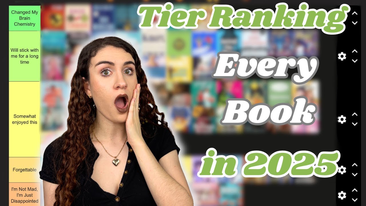 Tier Ranking All 77 Books I Finished in 2025! 📚