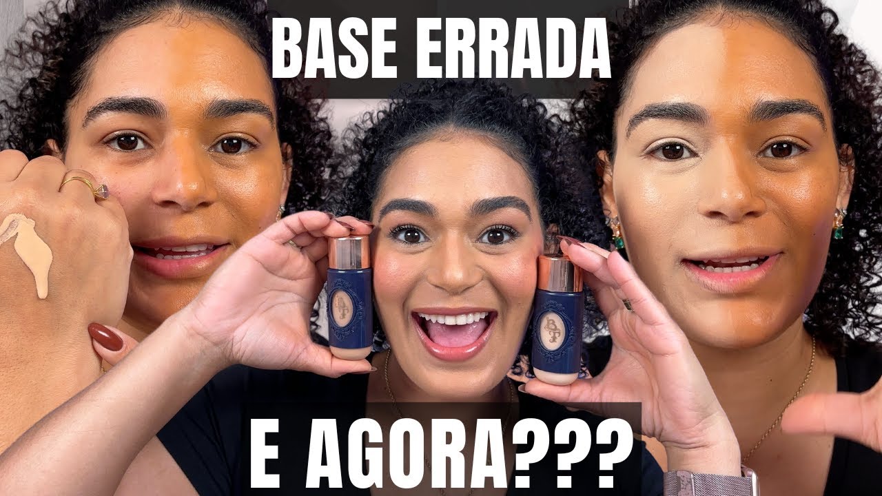COMO CORRIGIR BASE DA COR ERRADA | *MAQUIAGEM* COMPLETA