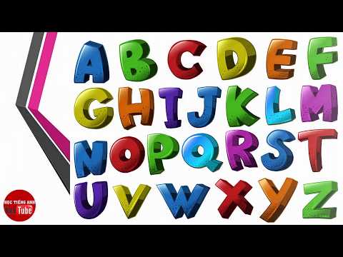 Video Bảng Chữ Cái Tiếng Anh - Dễ Học Cho Người Mới - youtube