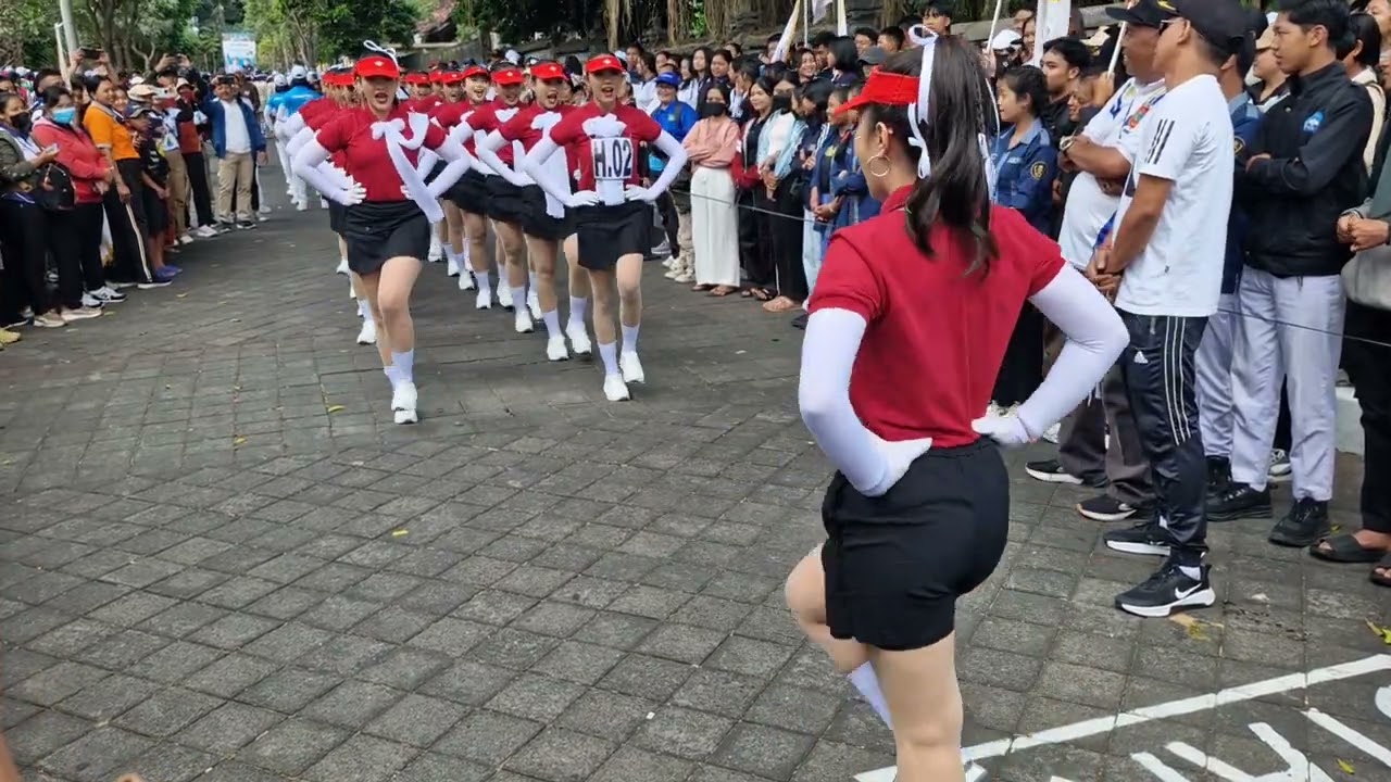 No. Urut H.02 AYO GOYANG DUMANG | Lomba Gerak Jalan Umum Indah Putri HUT RI Ke-80 Tahun 2025