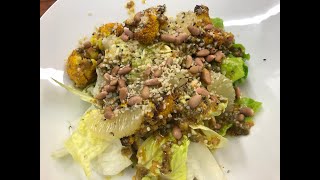 ENSALADA DE COLIFLOR ROSTIZADA / ROAST CAULIFLOWER SALAD