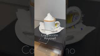 Cappuccino Anyone, ☕️ while at the salon 💇‍♀️ #miawagnersalon #midtownsalon #coffee #goodmorning