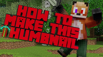 How to make a Minecraft thumbnail in Blender - Beginner