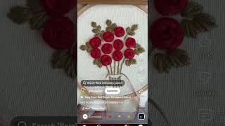 Beautiful Hand Embroidery Flower Design Tutorial | Easy Floral Embroidery Pattern |