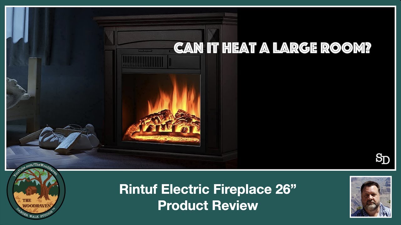 Product Review - Rintuf Electric Fireplace 26 - YouTube