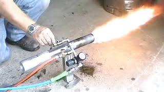 Waste oil burner.