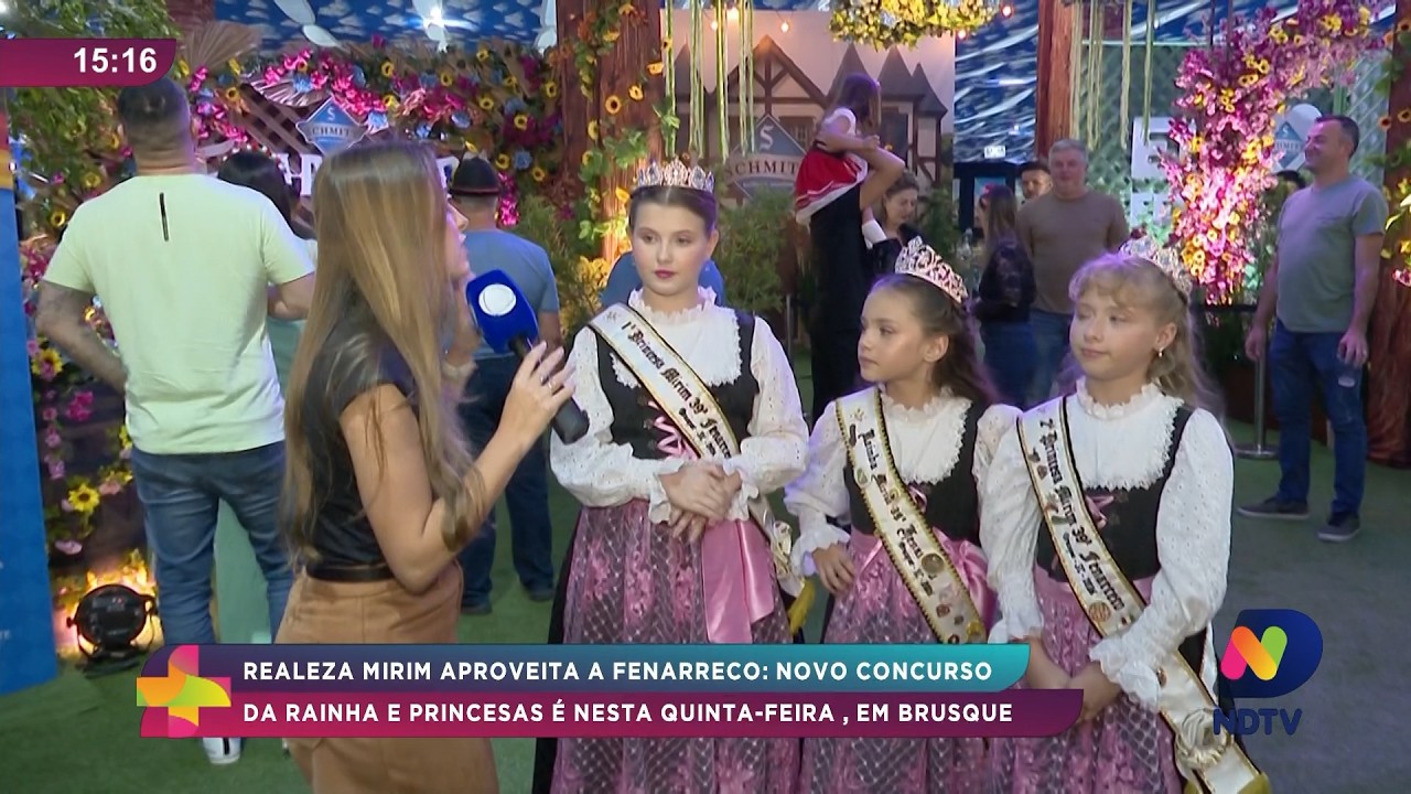 Brusque escolhe nova realeza mirim da Fenarreco nesta quinta-feira