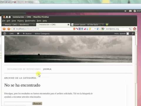Preparación del blog