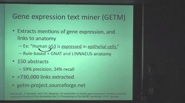 Large-scale information extraction through text mining