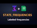 STATS_FREQUENCIES Function Reference: Sheet Labels, String Columns, Custom Bands (ALS Stats)