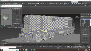 3dsmax Tutorials, How to UV Unwrap a Locomotive for Beginners