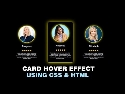 Modern Card Hover Effects with HTML & CSS | No JavaScript Needed!