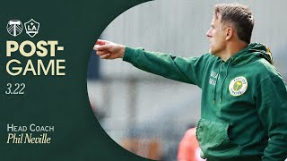 We Had Players Dying For The Shirt Phil Neville Discusses Draw With La