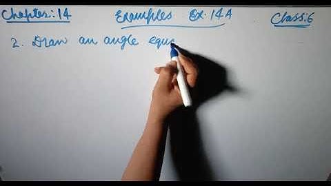 Maths RS Aggarwal. Class:6. Chapter:14.  Construction. P- 1. Examples of Exercise 14A.