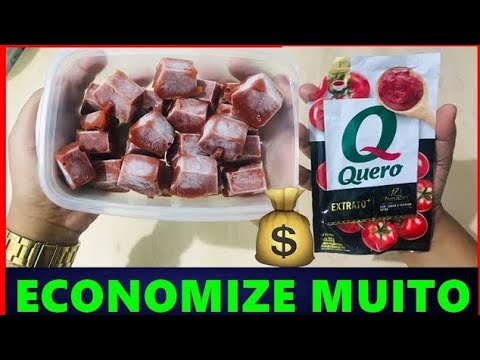 COMO ECONOMIZAR MUITO MOLHO DE TOMATE/ NUNCA MAIS PERDI MOLHO DEPOIS QUE APRENDI ESSA DICA