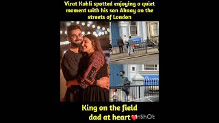 Indian cricket superstar Virat Kohli was recently spotted walking through the streets of London wi
