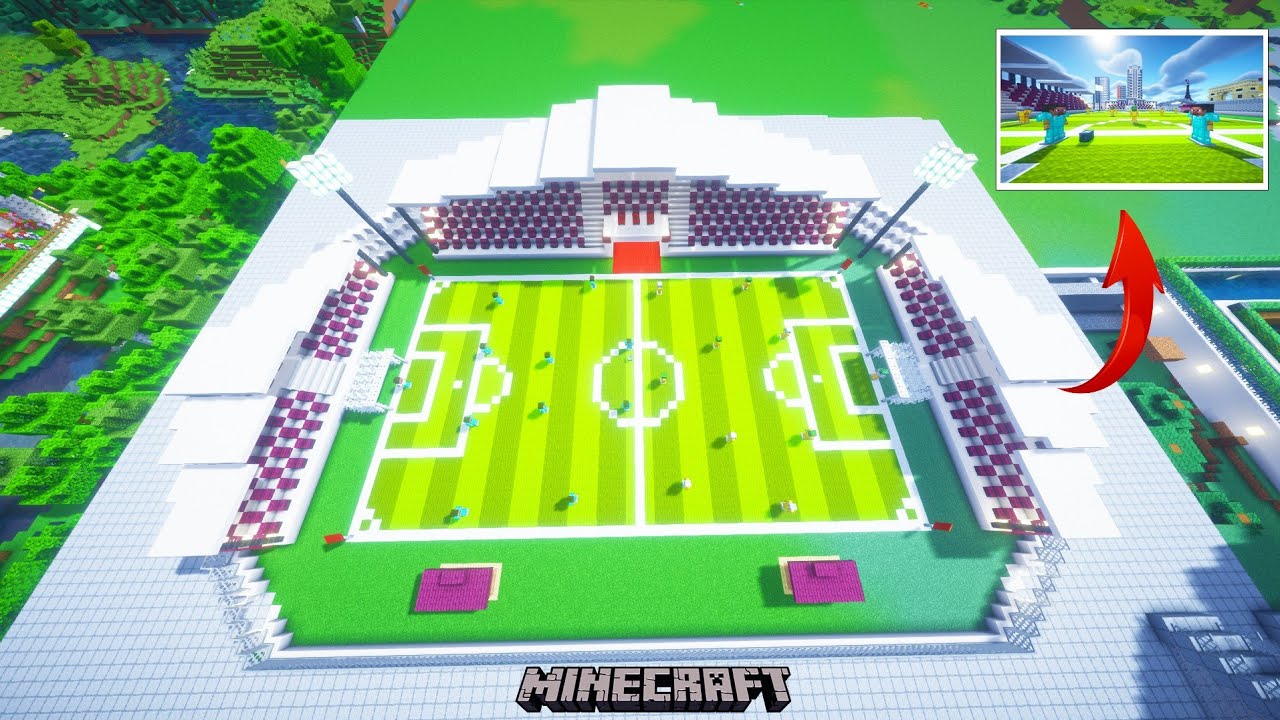 Minecraft Stadium | Easy Step-by-Step Build