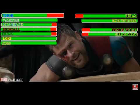 Thor VS Hela full battle with healthbars | (100 subscribers special)