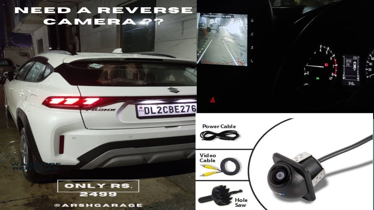 Maruti Suzuki Fronx - Back Camera Installation | First Cng Fronx in ...