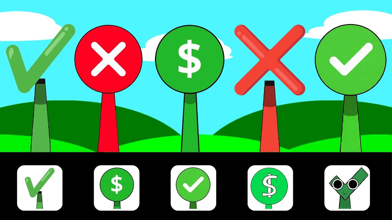 Sprunki OC All Checkmark (from Crossmark) | All Phase 1 to Phase 2 Animation
