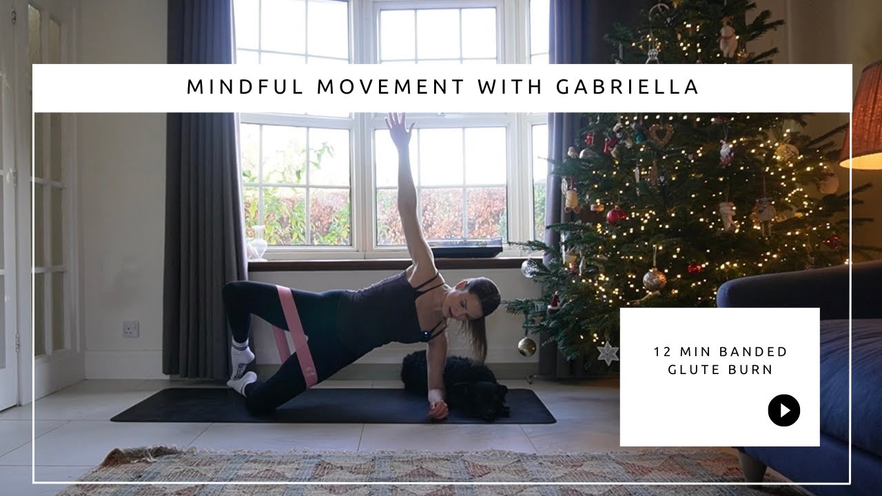 Glute Burn in 12 Minutes | Band Optional | Clams & Side Planks