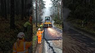 Modern road repair in action ⚙️ #trending #road #roadrepair