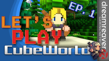 Multiplayer Cube World Episode 1 "Making our Way Downtown"
