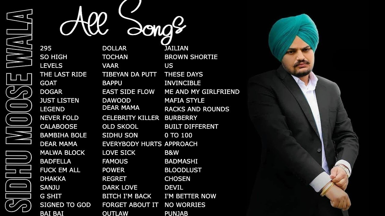 Sidhu Moose Wala  Top 100 Songs  Audio Jukebox  Tribute To Sidhu Moose Wala  SG BEATS