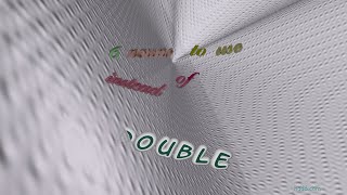 double - 8 nouns which are synonyms to double (sentence examples)
