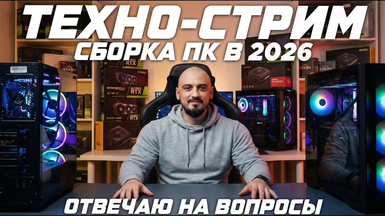 [ ТЕХНО СТРИМ ] Как выгодно собрать ПК в 2026 ? Отвечаю на ваши вопросы