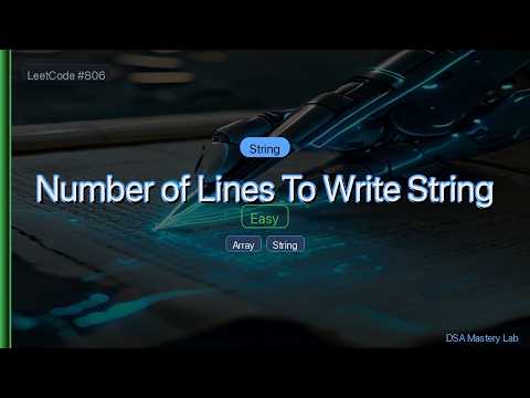 LeetCode 806: Number of Lines To Write String — The String Trick (C#)