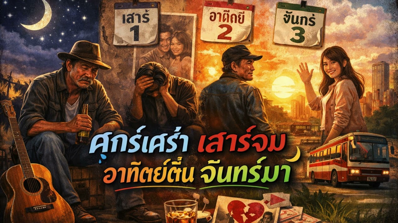 ศุกร์เศร้า เสาร์จม อาทิตย์ตื่น จันทร์มา