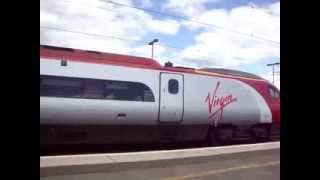 virgin 390132 departs birmingham airport. 11.8.13.