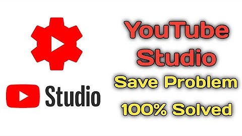 How to Fix YT Studio app save button not working🔥How to solve youtube studio problem ?😱save button