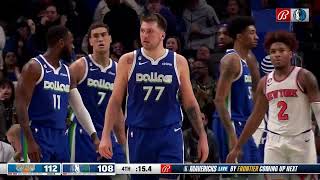 The final 60 seconds of regulation in Mavericks’ HISTORIC 9-PT deficit comeback vs. New York Knicks