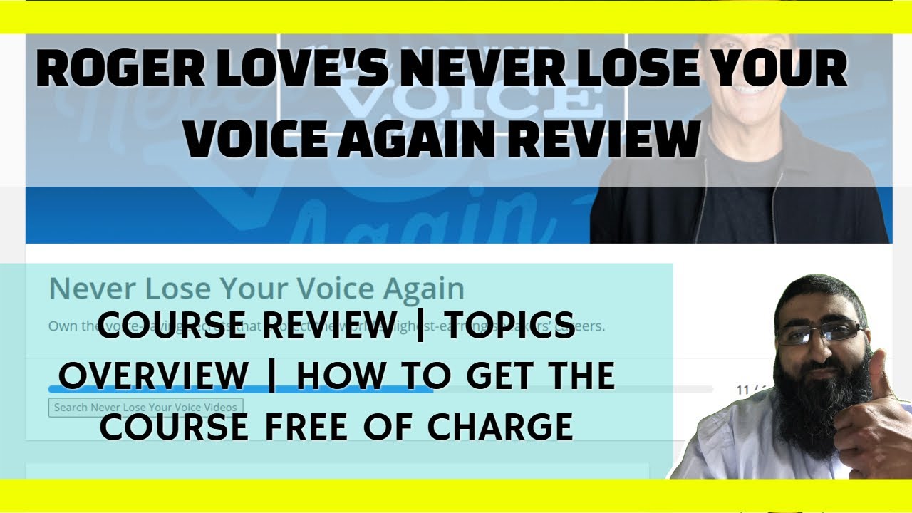 Roger Loves Never Lose You Voice Again Review | Get it Free Roger Loves Never Lose You Voice Again Review | Get it Free