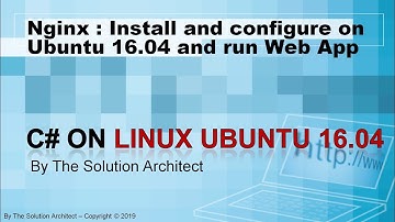 Install and configure Nginx on Ubuntu 16.04 and run .Net Core Web App