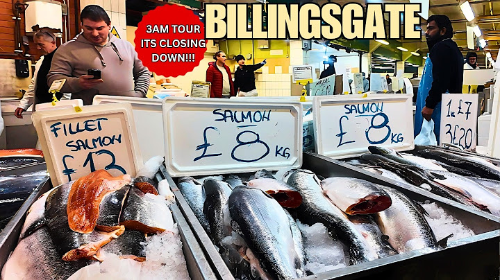 Inside Billingsgate 🇬🇧 : The UK and Europe's Largest Fish Market at 3AM | Walking Tour