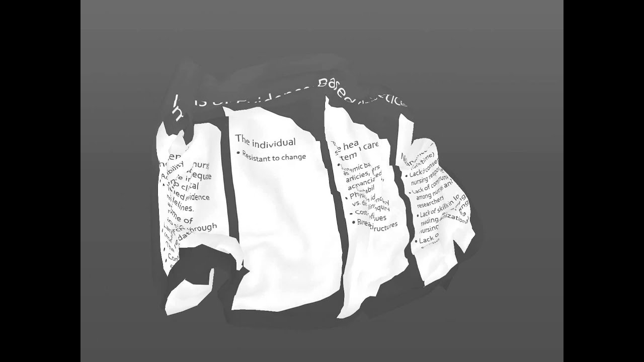 Practicing Evidence Based Decision Making