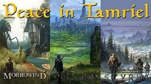 The Elder Scrolls 'Peace in Tamriel' (A Relaxing M...