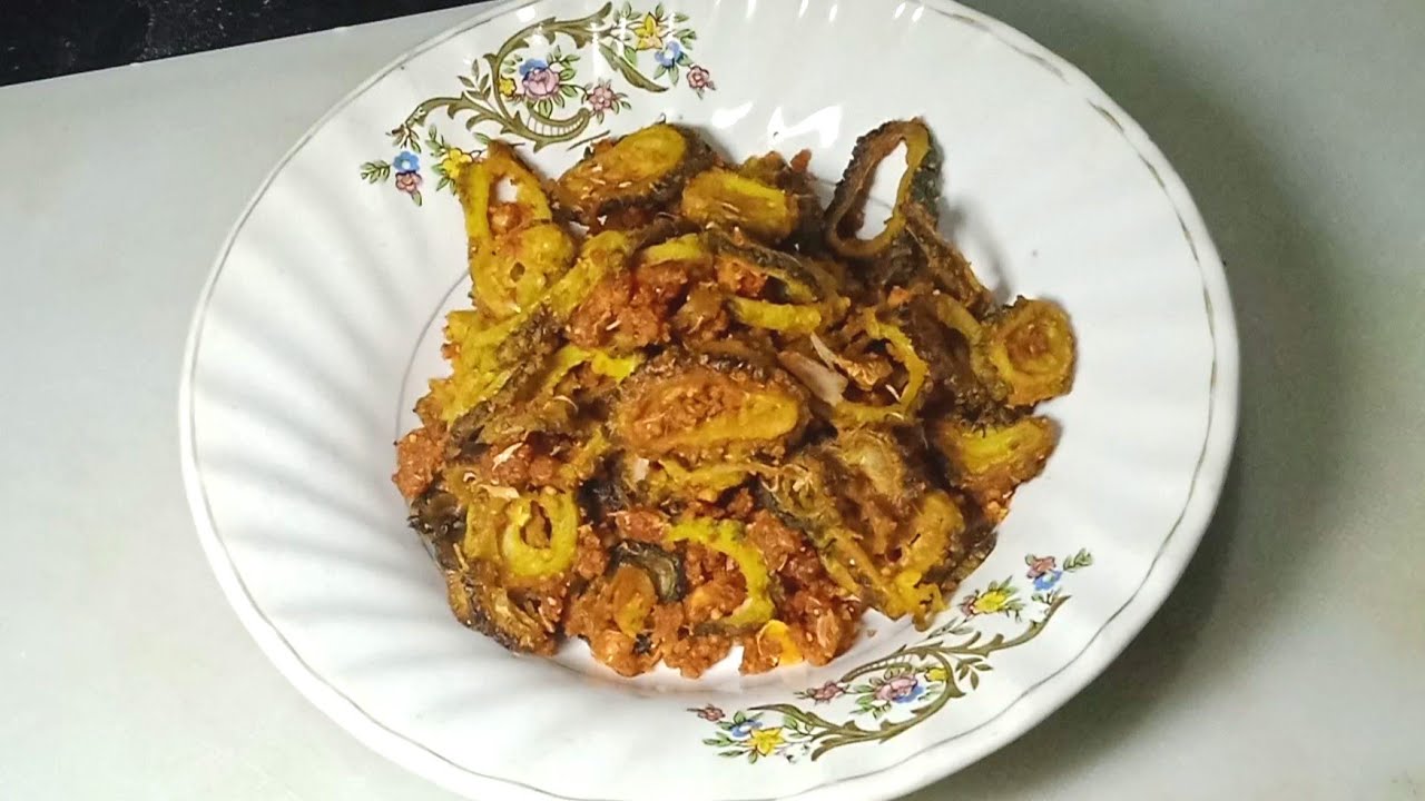 karela fry recipe 😋 Karela masala 👌karela sabji YouTube