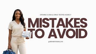 Mistakes You Should Avoid with a DNA & Drug Testing Business