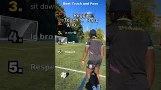 Best Touch and Pass #footballshorts #soccer #touch