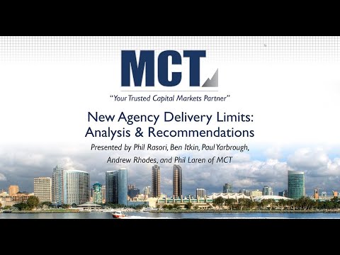 MCT Webinar: New Agency Delivery Limits – Analysis & Recommendations